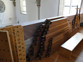 Sanierung der "Lötzerich" Orgel in St. Crescentius (Foto: Karl-Franz Thiede)